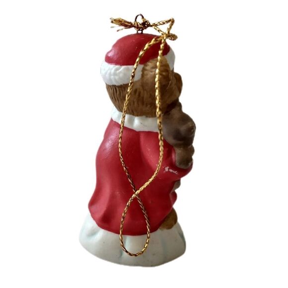 Vintage CVS Traditions Ceramic Ornament Teddy Bear Christmas 1997 Xmas Holiday - Picture 6 of 12